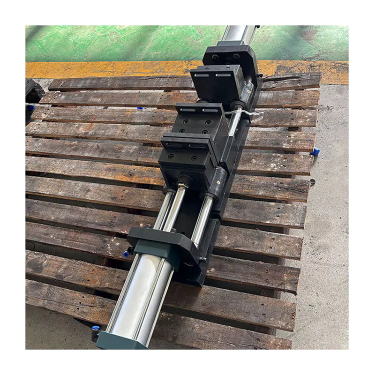 Podwójne, pojedyncze, otwarte imadło pneumatyczne płaskie